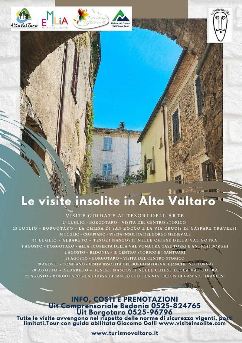 Visite insolite in Alta Valtaro