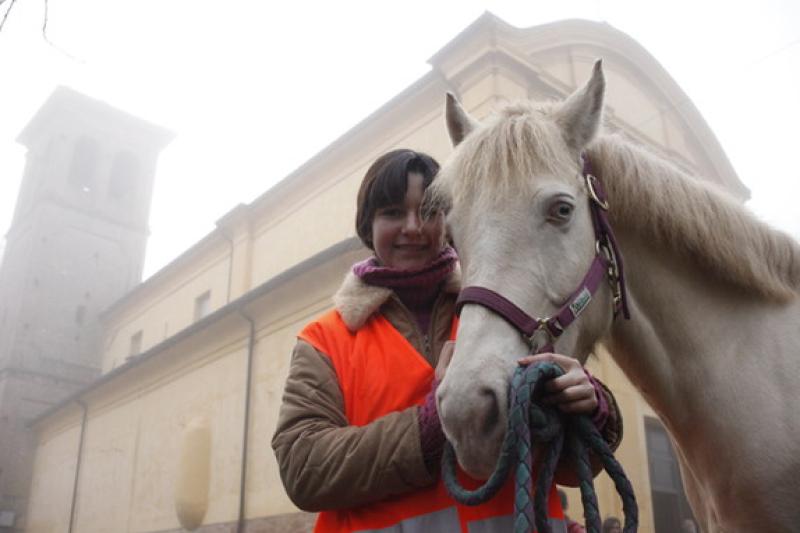 Benedizione degli animali nella chiesa di Sant'Antonio