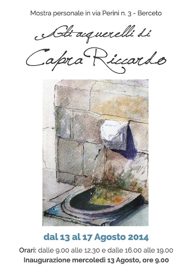 "Gli acquerelli di Capra Riccardo" a Berceto