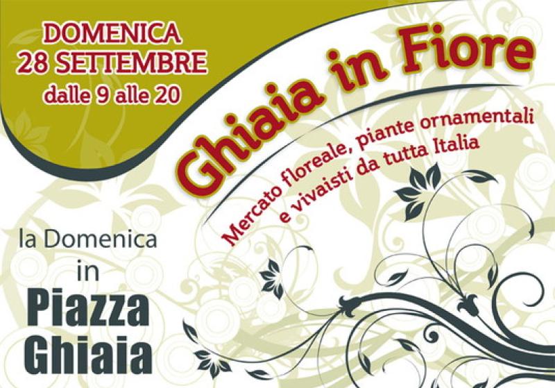 I fiori in Piazza Ghiaia