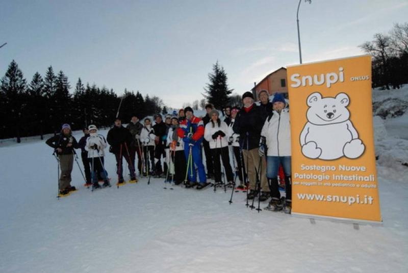 Una ciaspolata per l'associazione Snupi