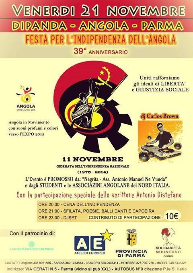 Commemorazione del 39&deg; anniversario dell'indipendenza dell'Angola