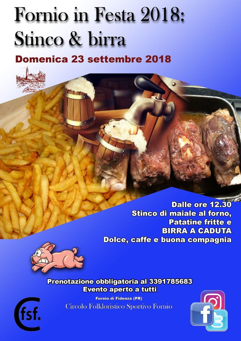 Fornio in festa: stinco & birra