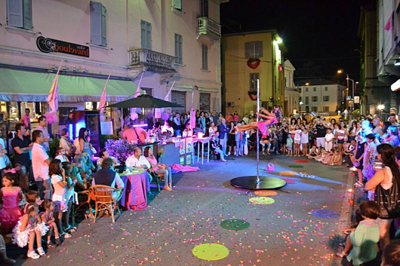 La Notte Rosa nelle vie del centro