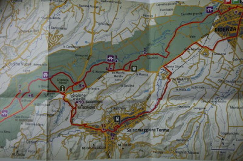 In bici sulla Ciclovia dello Stirone