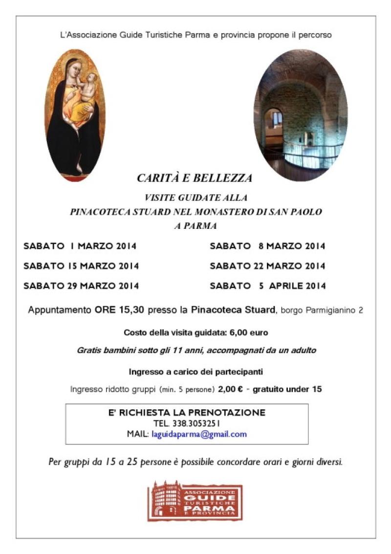 "Carit&agrave; e bellezza": visite guidate alla Pinacoteca Stuard 