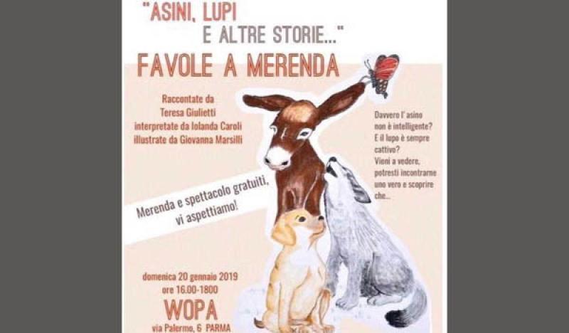 Merenda dedicata ai bambini ed alle loro famiglie