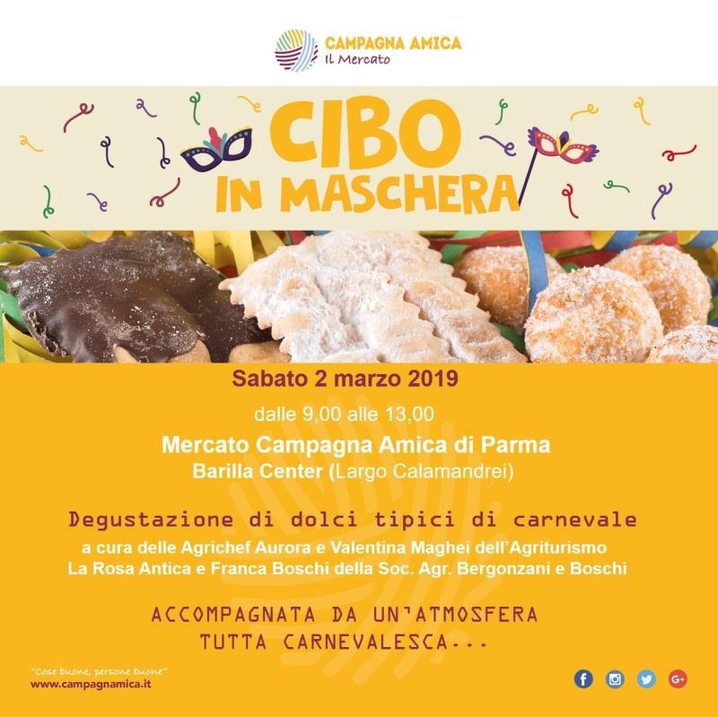 "Cibo in maschera" al Mercato Campagna Amica