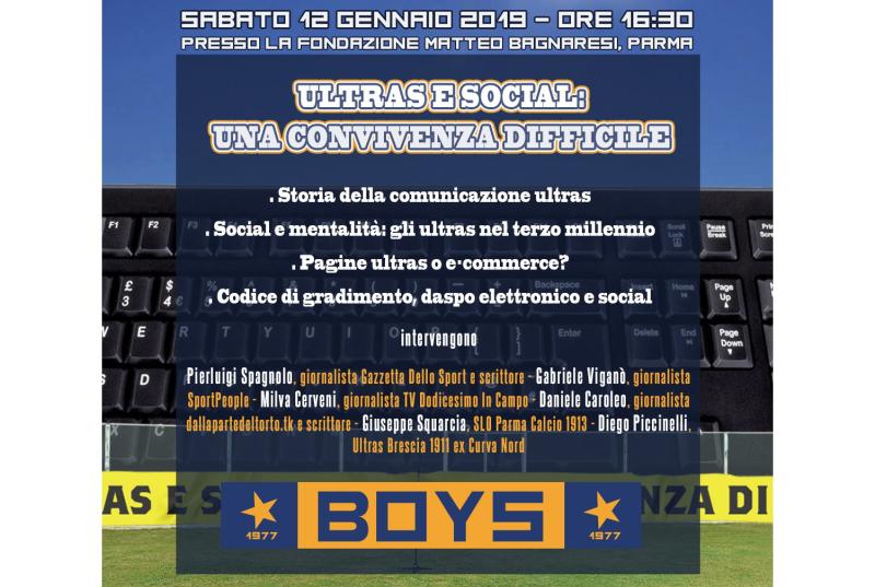 Al convegno si parla di tifo e rapporti con i social