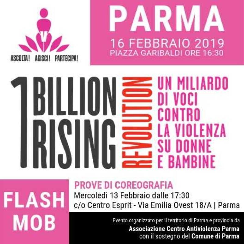One Billion Rising Revolution: Flash mob in piazza Garibaldi