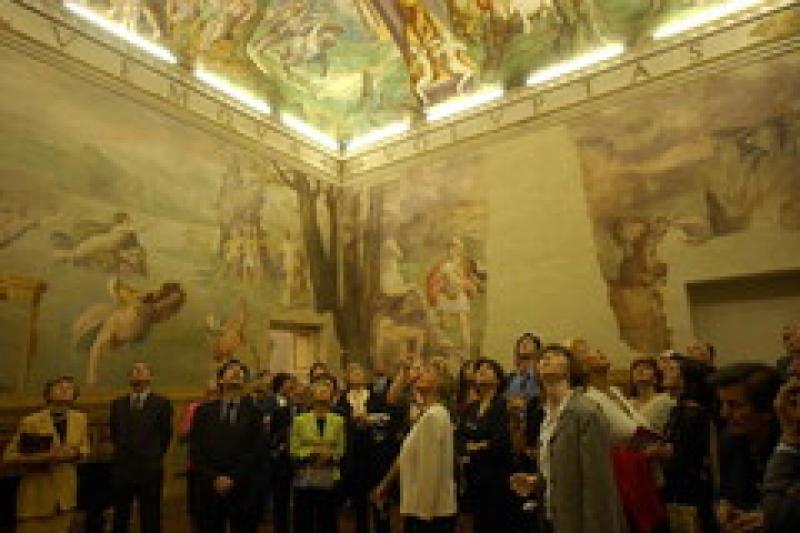 Gli affreschi nascosti di  Palazzo Ducale  