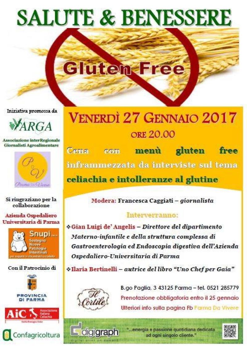 Gluten free e intolleranze alimentari: una serata a tema 