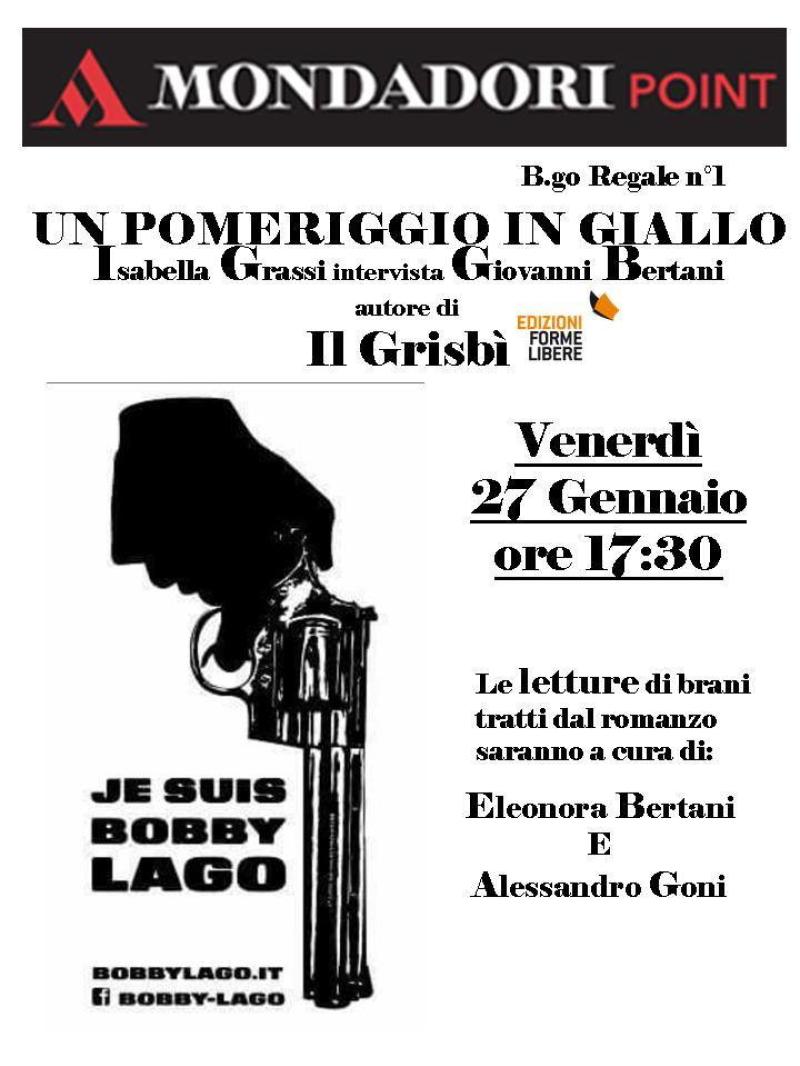 Bobby Lago alla Libreria  Mondolibri di Parma 