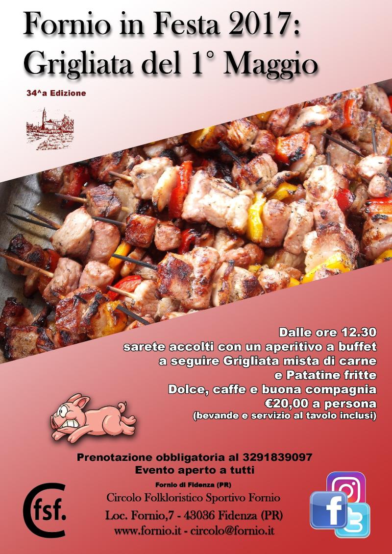 Fornio in Festa 2017: Grigliata del 1&deg; Maggio