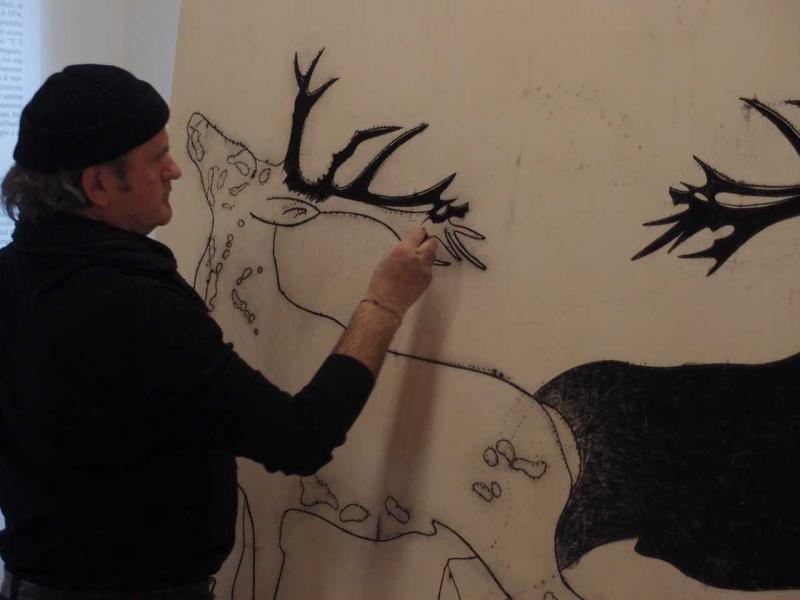 Omar Galliani presenta il catalogo del progetto &ldquo;Profeti in patria : cammini d&rsquo;artista a Montecchio Emilia&rdquo;  