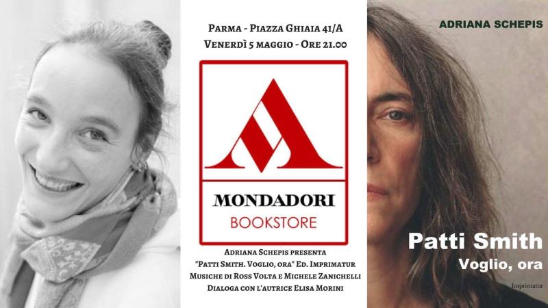 Adriana Schepis presenta il suo libro su Patti Smith 