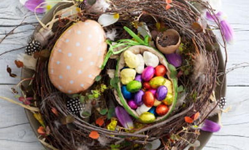 Caccia alle uova pasquali 