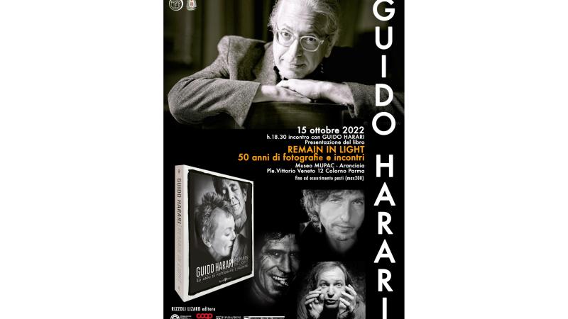 Guido Harari: il grande fotografo e critico musicale a Colorno