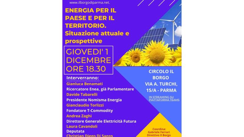 “Energia per il paese e per il territorio”