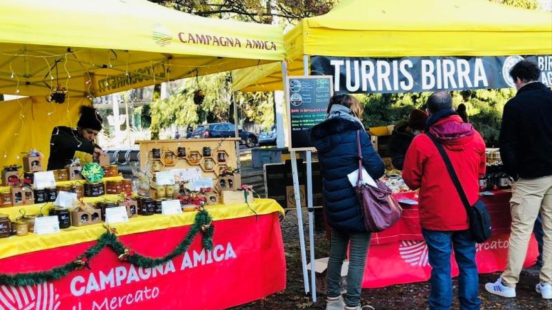 Mercato campagna amica auguri made in Italy per il Natale 
