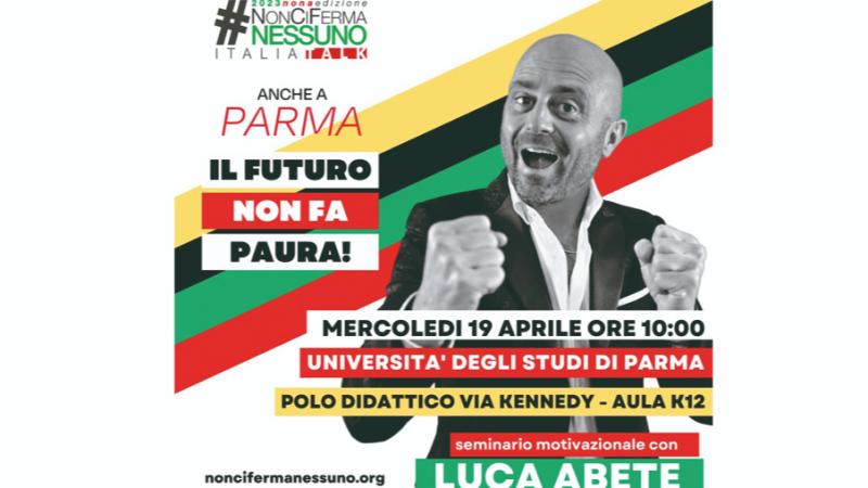 Il futuro, con Luca Abete, non fa paura agli studenti dell’Università di Parma