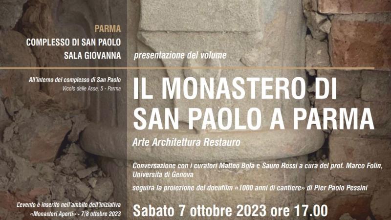 Presentazione sabato 7 ottobre alle 17 al Laboratorio Aperto nell'ambito di Monasteri Aperti 2023.