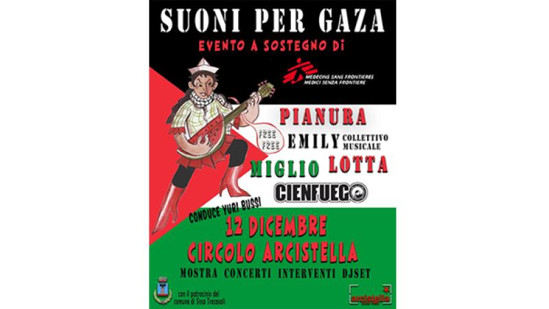 Suoni per Gaza Parma: musica, arte e testimonianze per sostenere medici senza frontiere