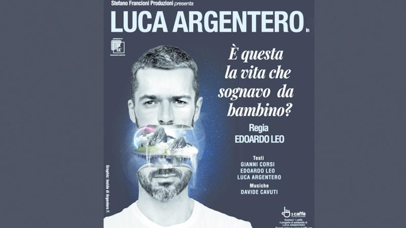 Luca Argentero con il nuovo spettacolo