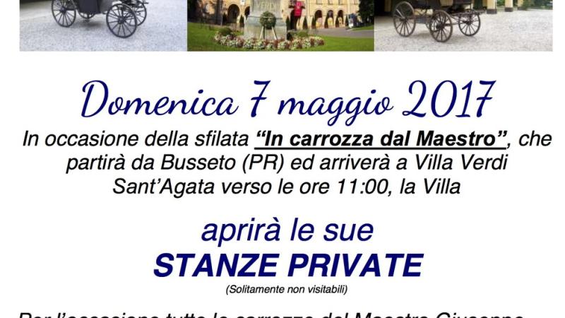 Villa Verdi apre le stanze private 
