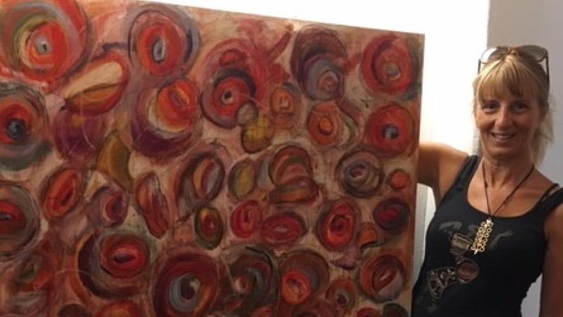 La mostra della pittrice Monica Zarba in Caplèra