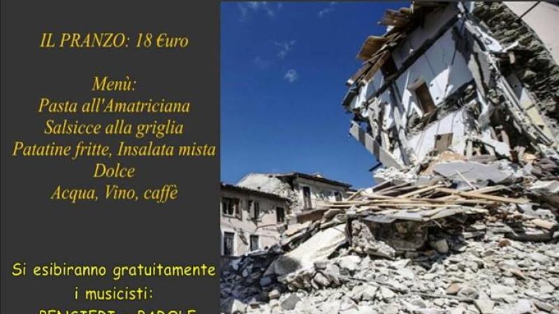 Pranzo solidale pro Amatrice