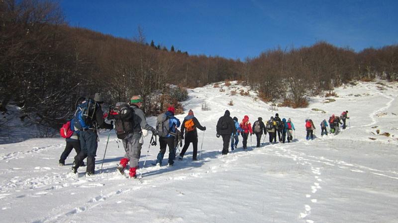 Prime ciaspolate in tutto l'Appennino