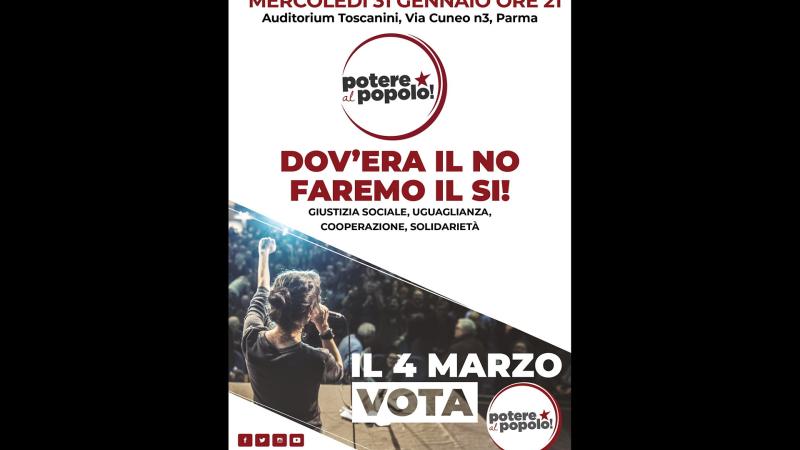 Potere al Popolo si presenta a Parma 