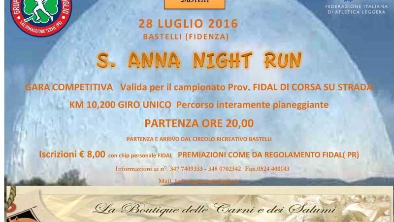 Sant’Anna night run: tutti di corsa