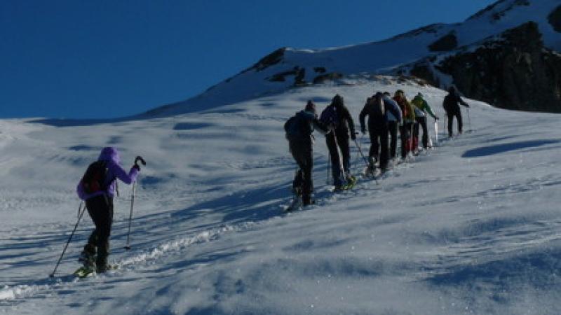 Ciaspole e neve nel parco