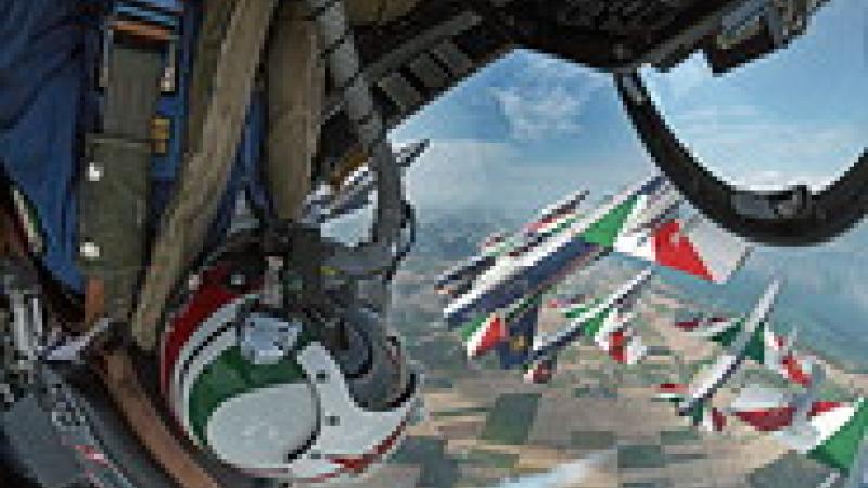 Emozioni in cielo e solidarietà