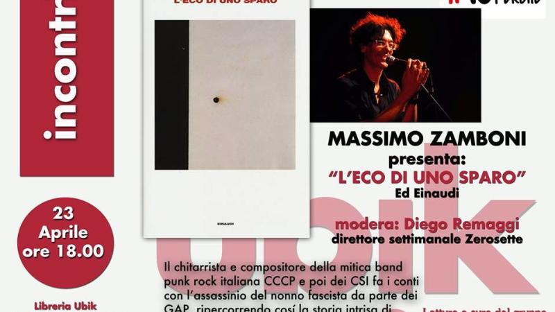  Zamboni e il suo nuovo romanzo