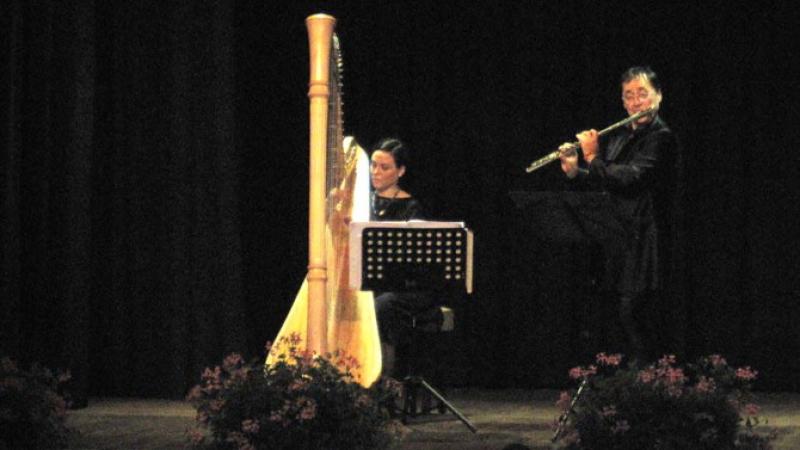 Concerto dedicato alla musica per i bimbi flauto e arpa