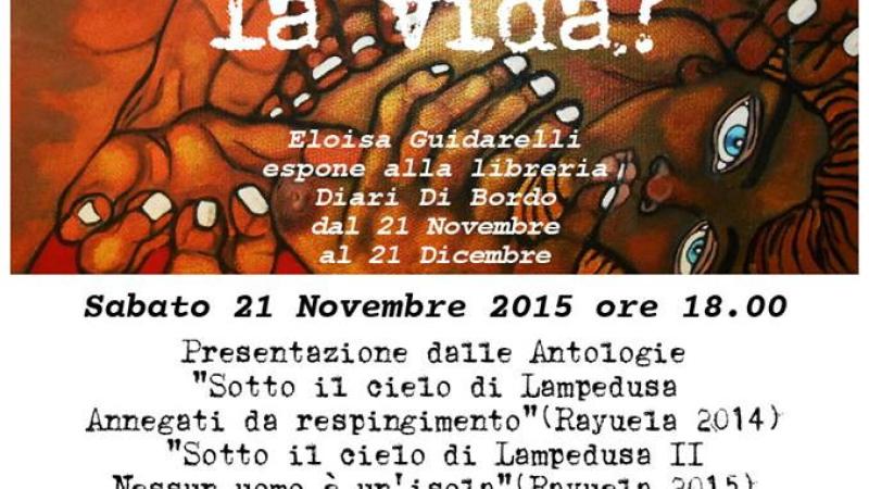 "Sotto il cielo di Lampedusa": reading e mostra