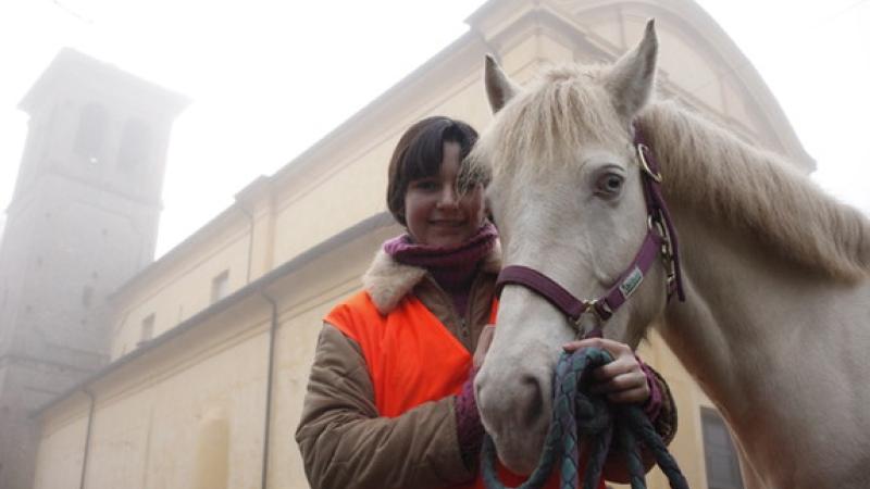 Benedizione degli animali nella chiesa di Sant'Antonio