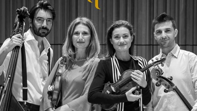 Quartetto "Coll'arco" oggi ai Boschi di Carrega