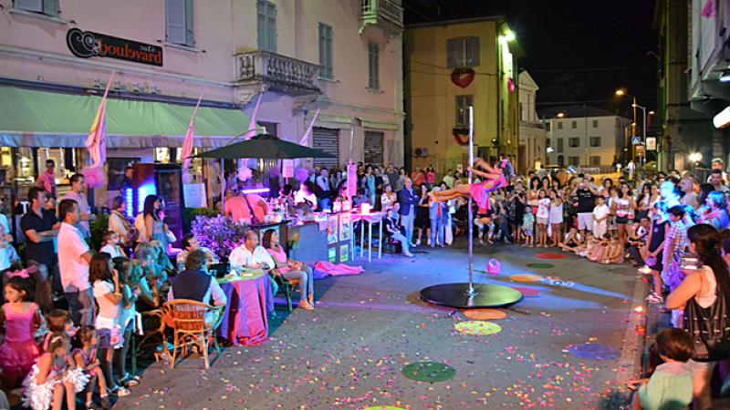 La Notte Rosa nelle vie del centro