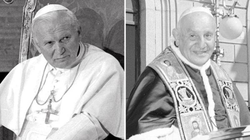 Messa per festeggiare la canonizzazione dei Papi
