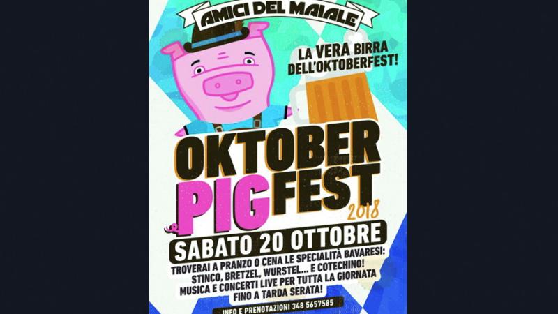 OktoberPigFest al circolo "Amici del maiale"