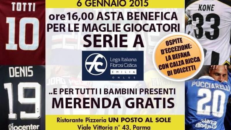 Asta benefica con le maglie di serie A