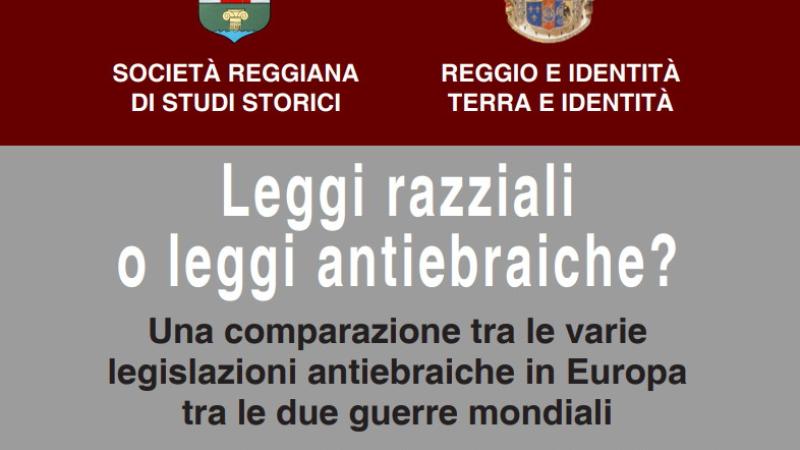 "Leggi razziali o leggi antiebraiche?": incontro con il rabbino capo di Modena e Reggio