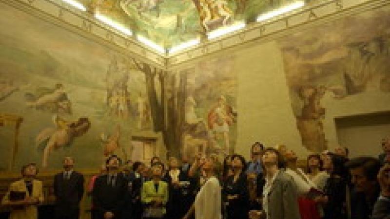 Gli affreschi nascosti di  Palazzo Ducale  