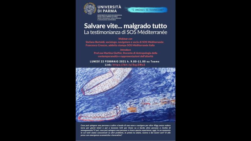 Salvare vite... malgrado tutto  La testimonianza di SOS Méditerranée 