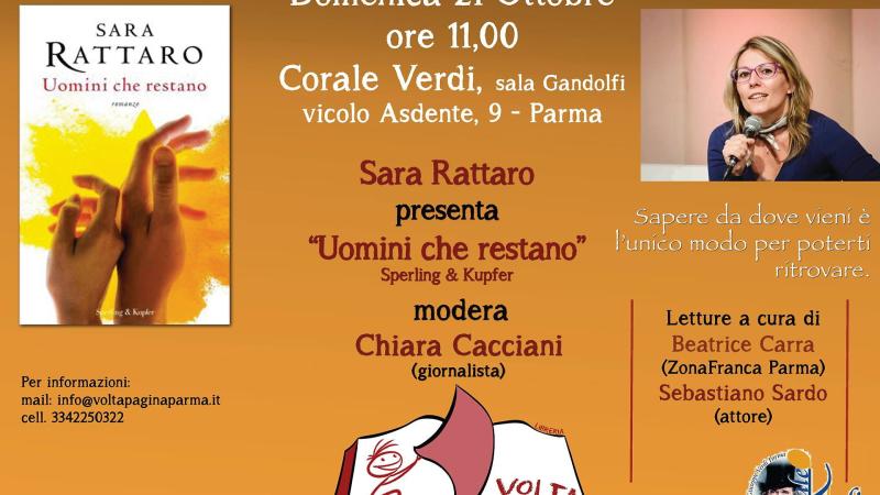 Sara Rattaro presenta "Uomini che restano"  