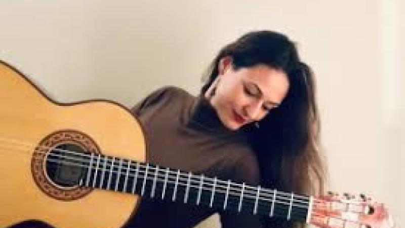 La chitarrista Anabel Montesinos in concerto
